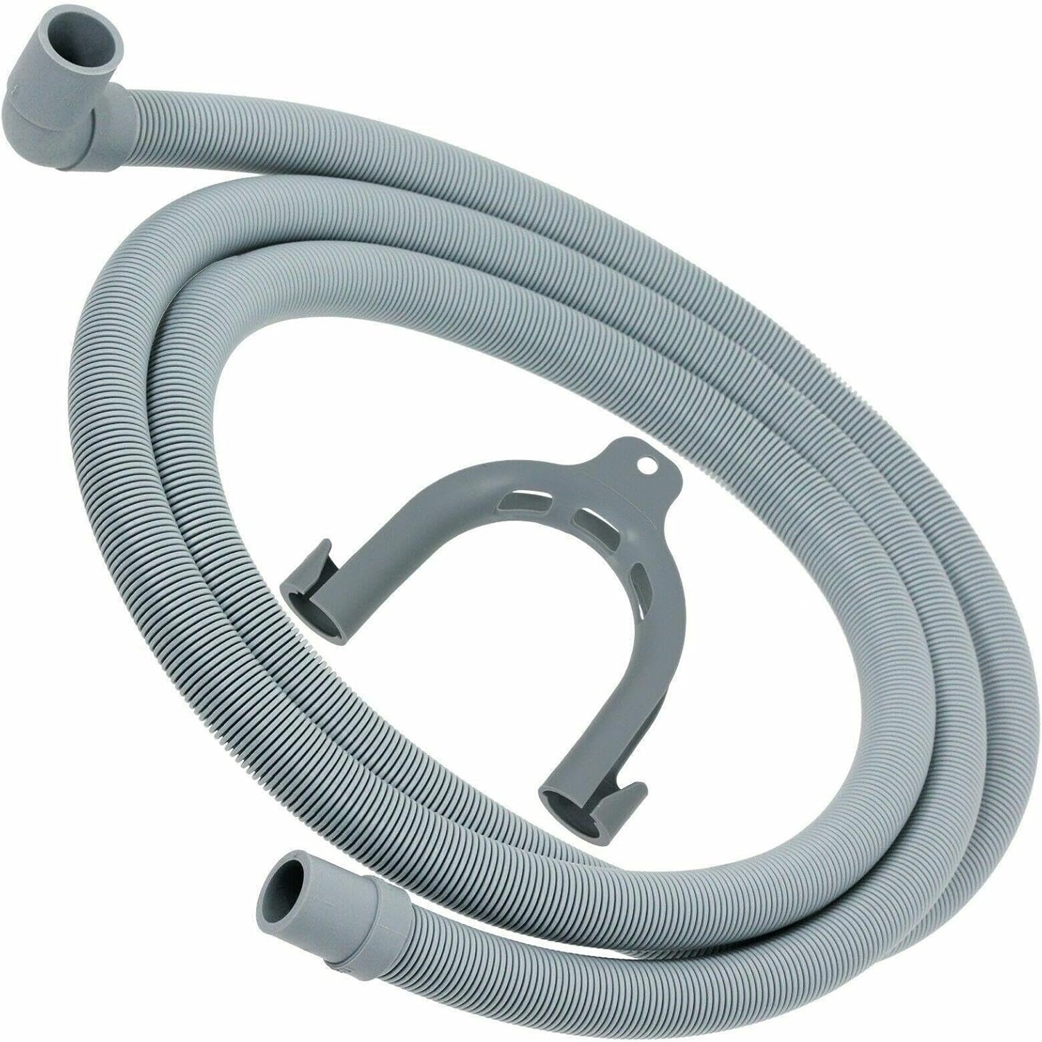 Washing Machine Drain Hose 2.5m with Right Angle End