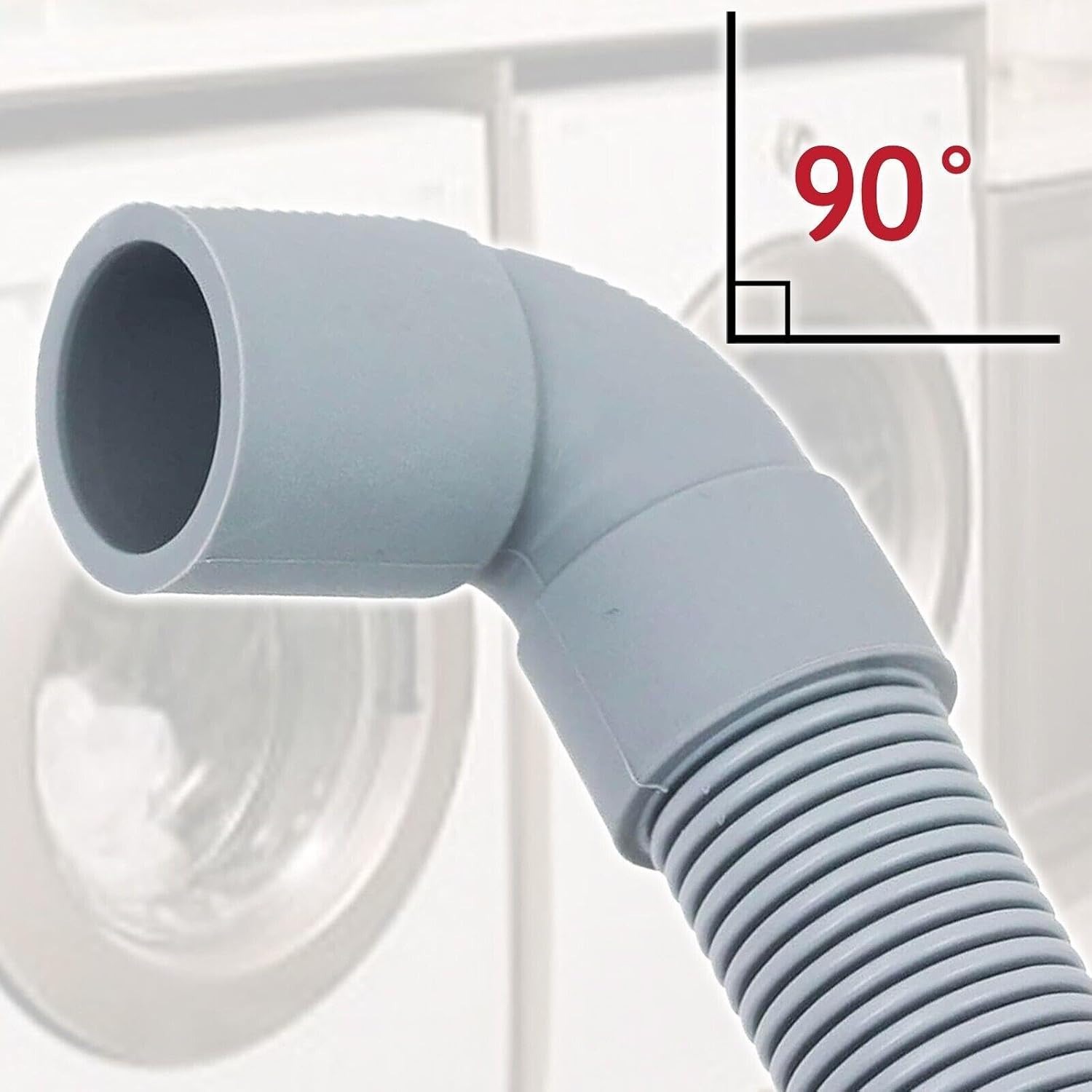 Washing Machine Drain Hose 2.5m with Right Angle End: image 4