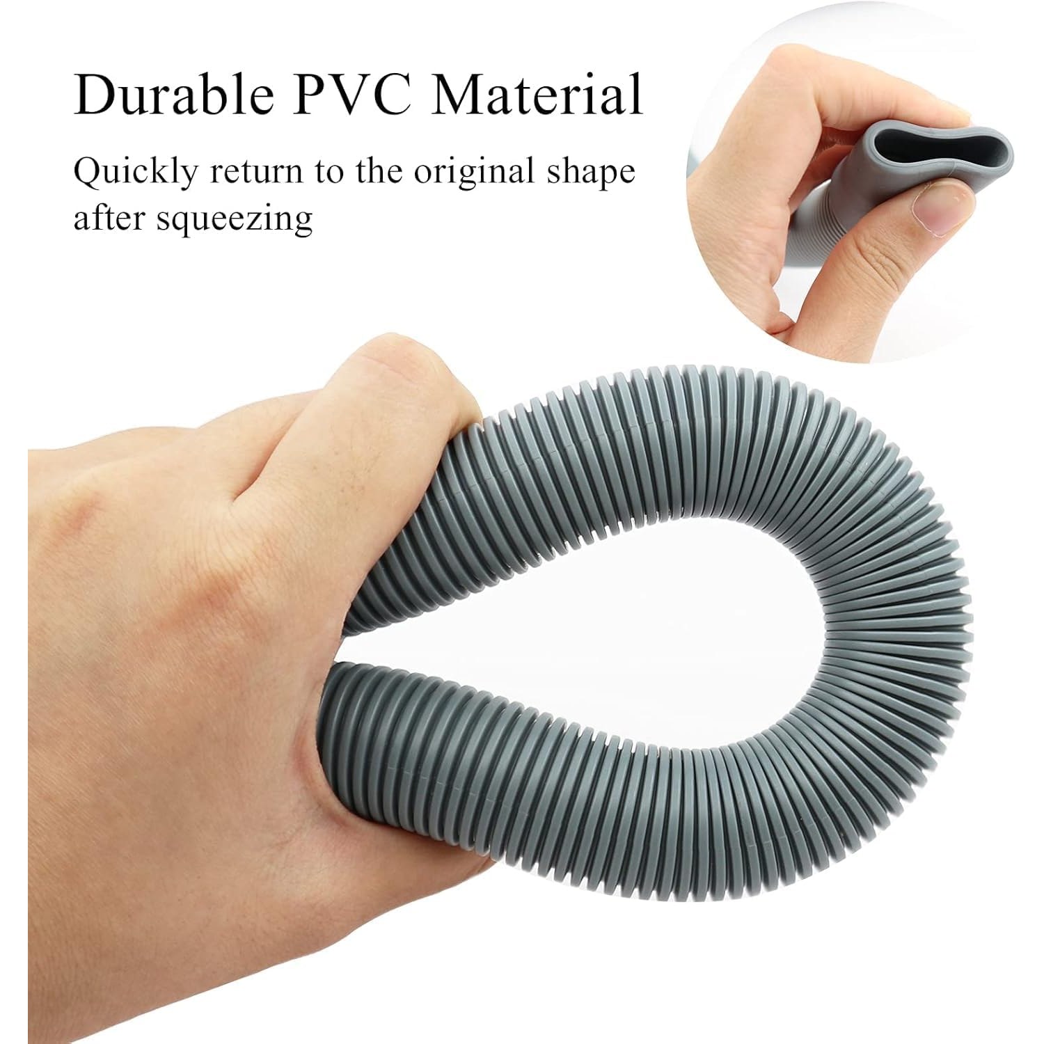 Washing Machine Drain Hose Kit 3m with Connector and Adapter: image 5