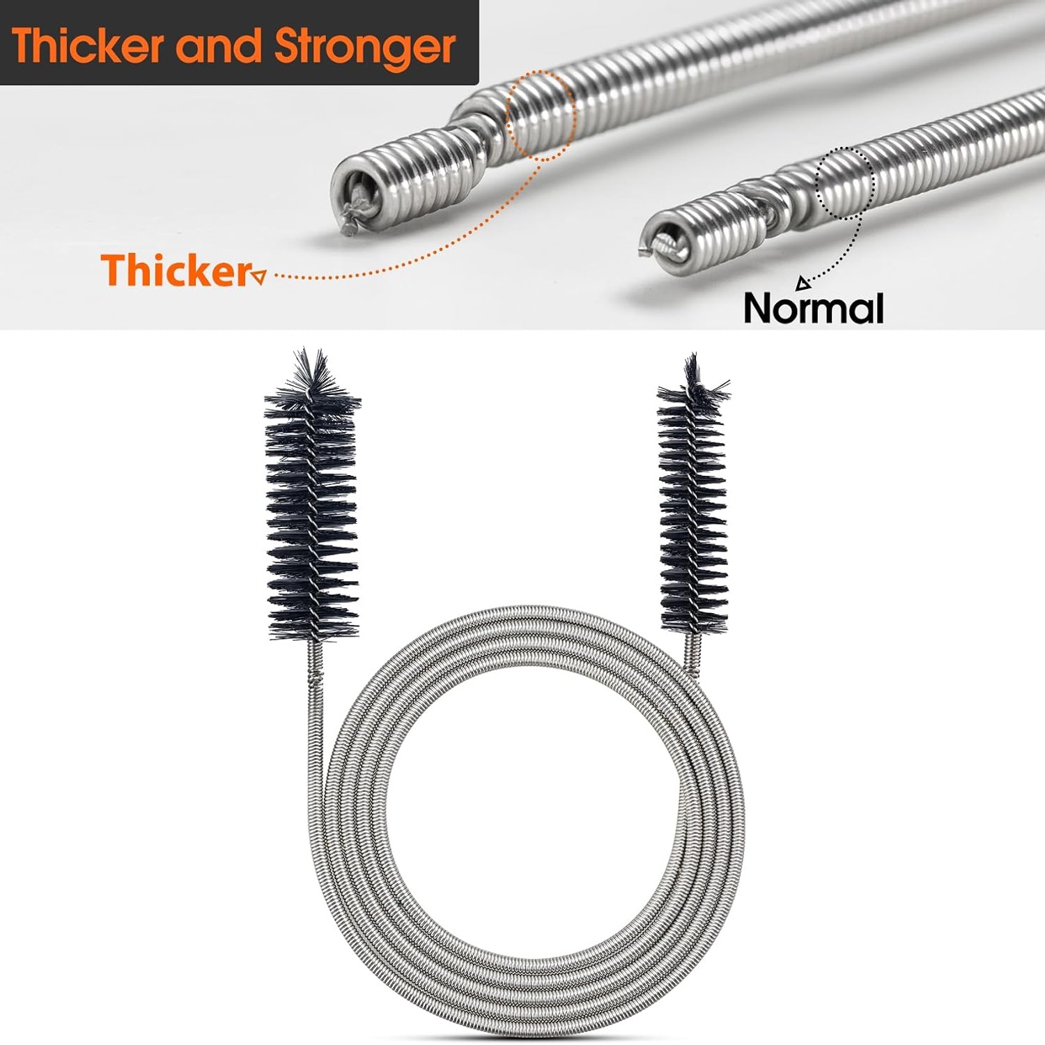 Double Ended Drain Brush 170cm