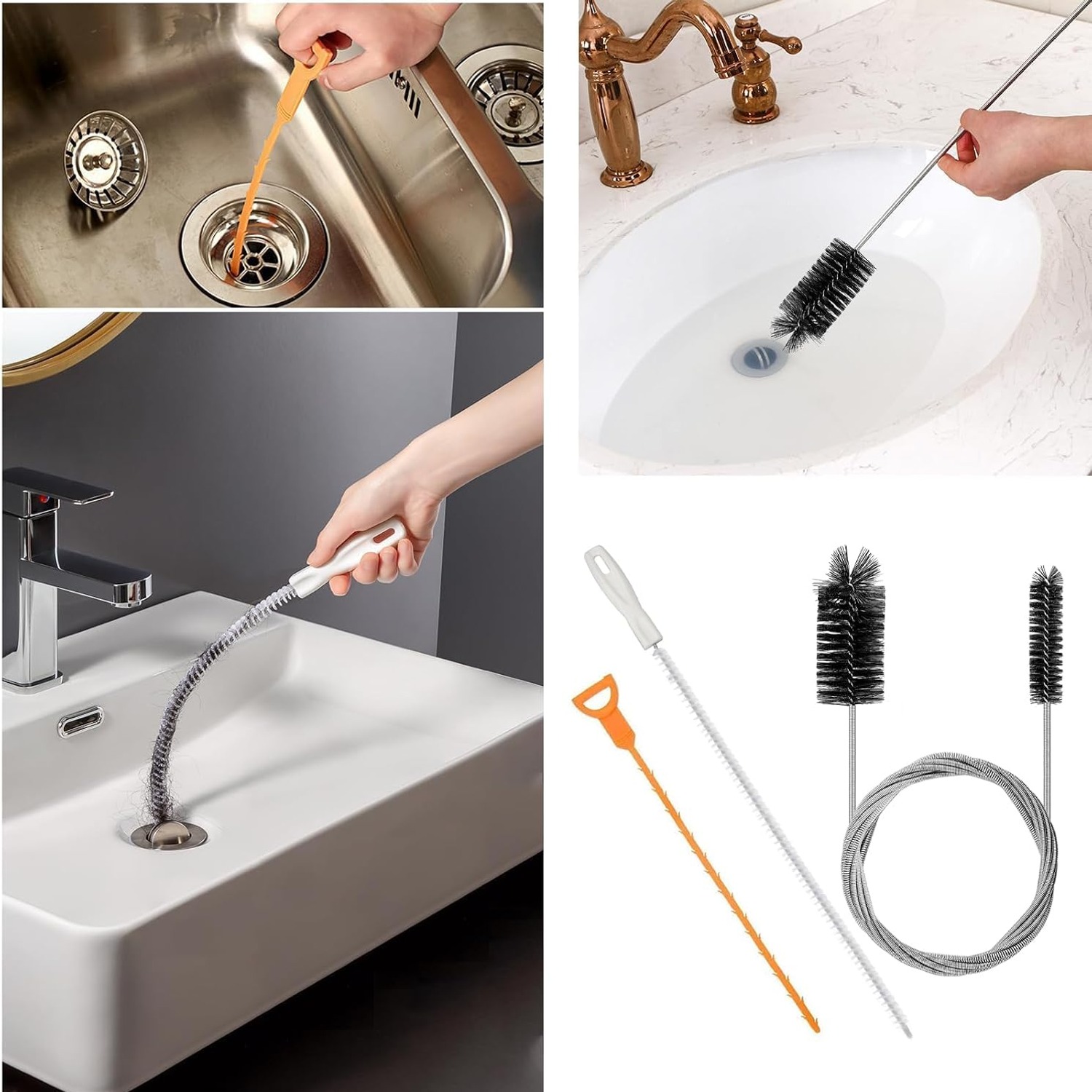 200cm Drain Brush Set, 3 Pack: image 4
