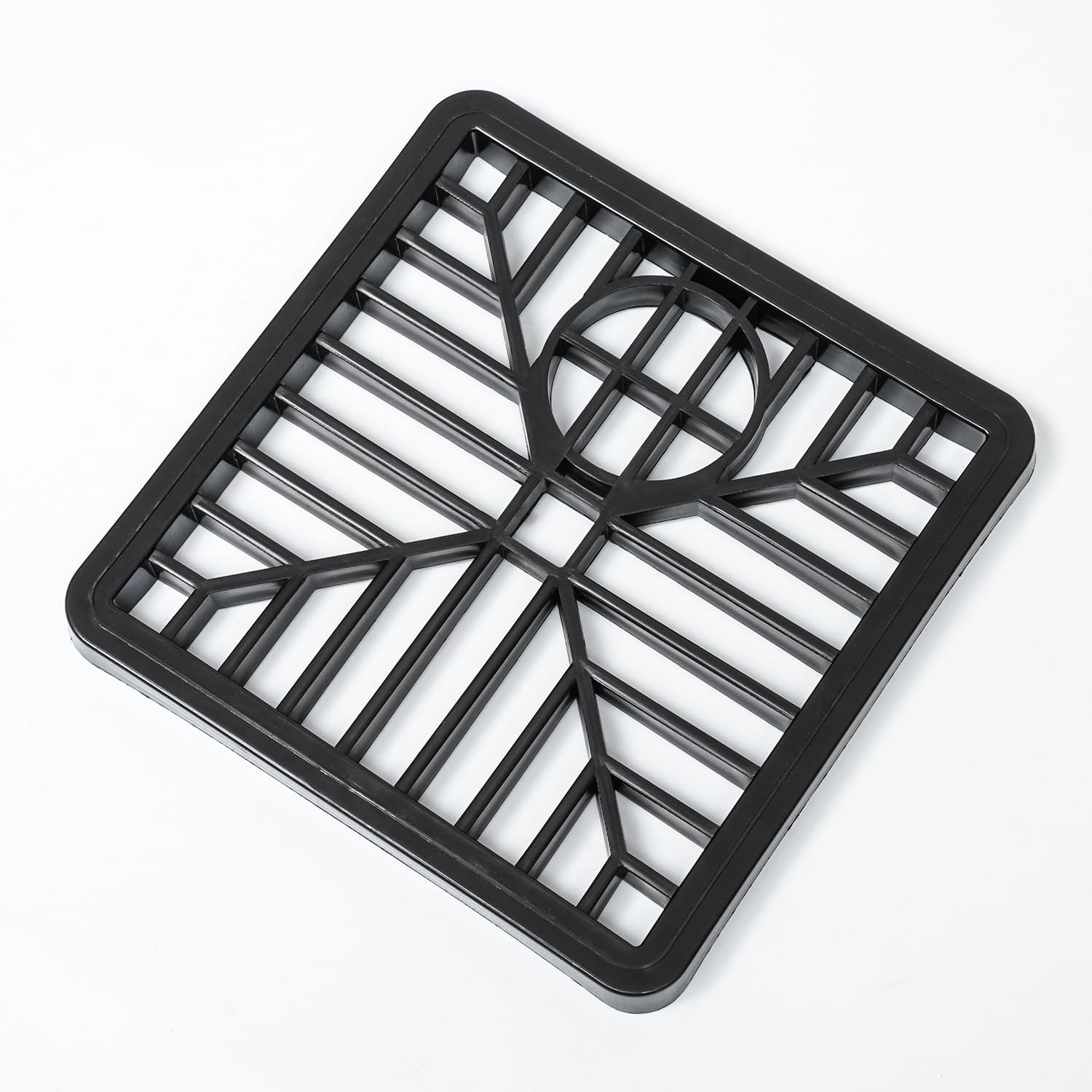 Square Plastic Drain Cover 146mm Leaf Guard