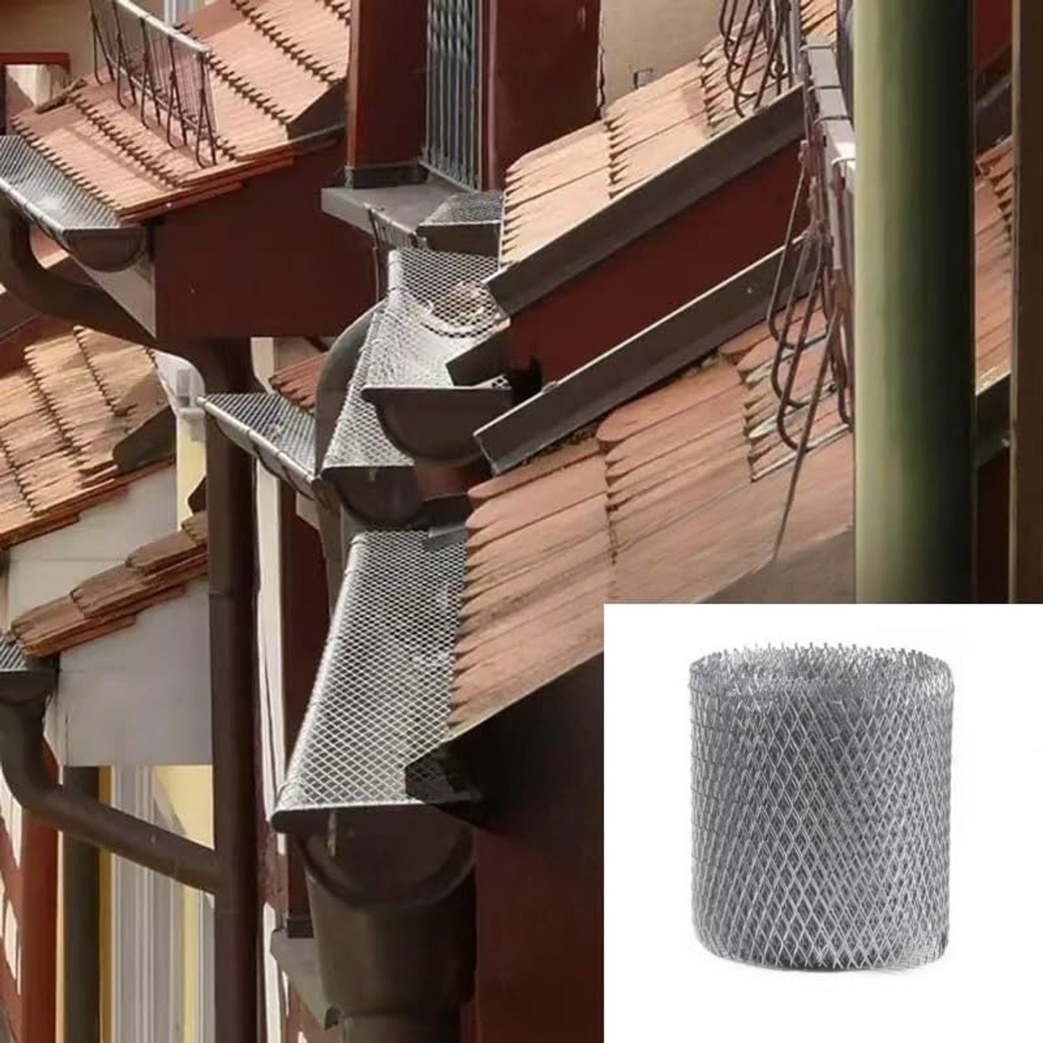6m Aluminium Gutter Guard Mesh: image 3