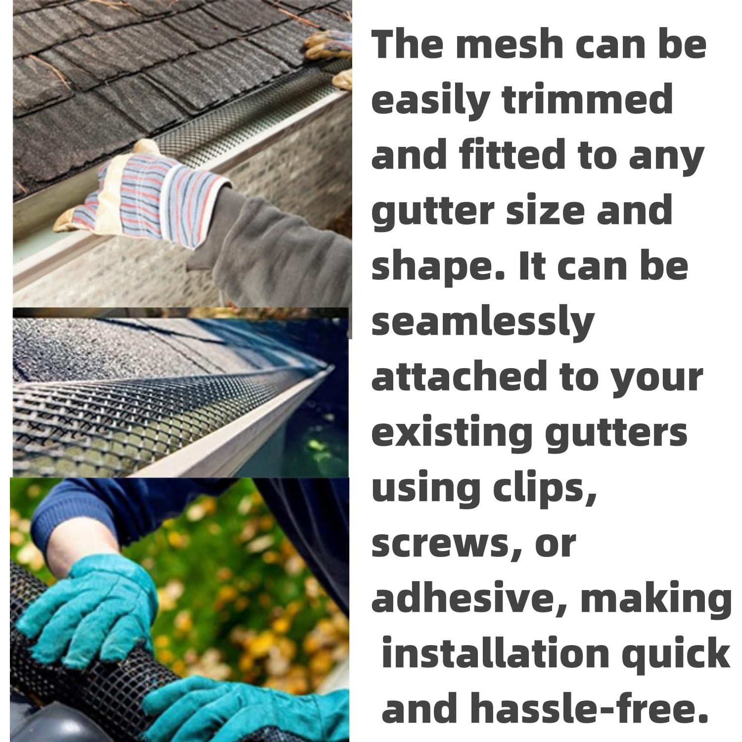 6m Aluminium Gutter Guard Mesh: image 5
