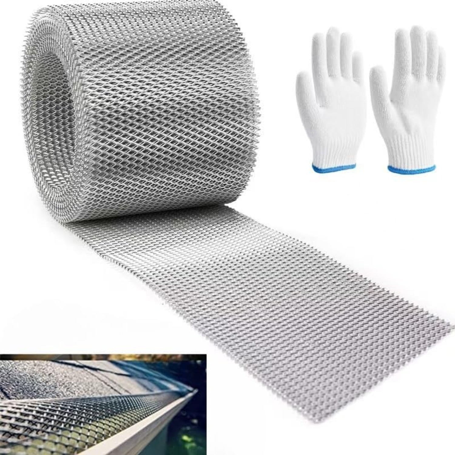6m Aluminium Gutter Guard Mesh