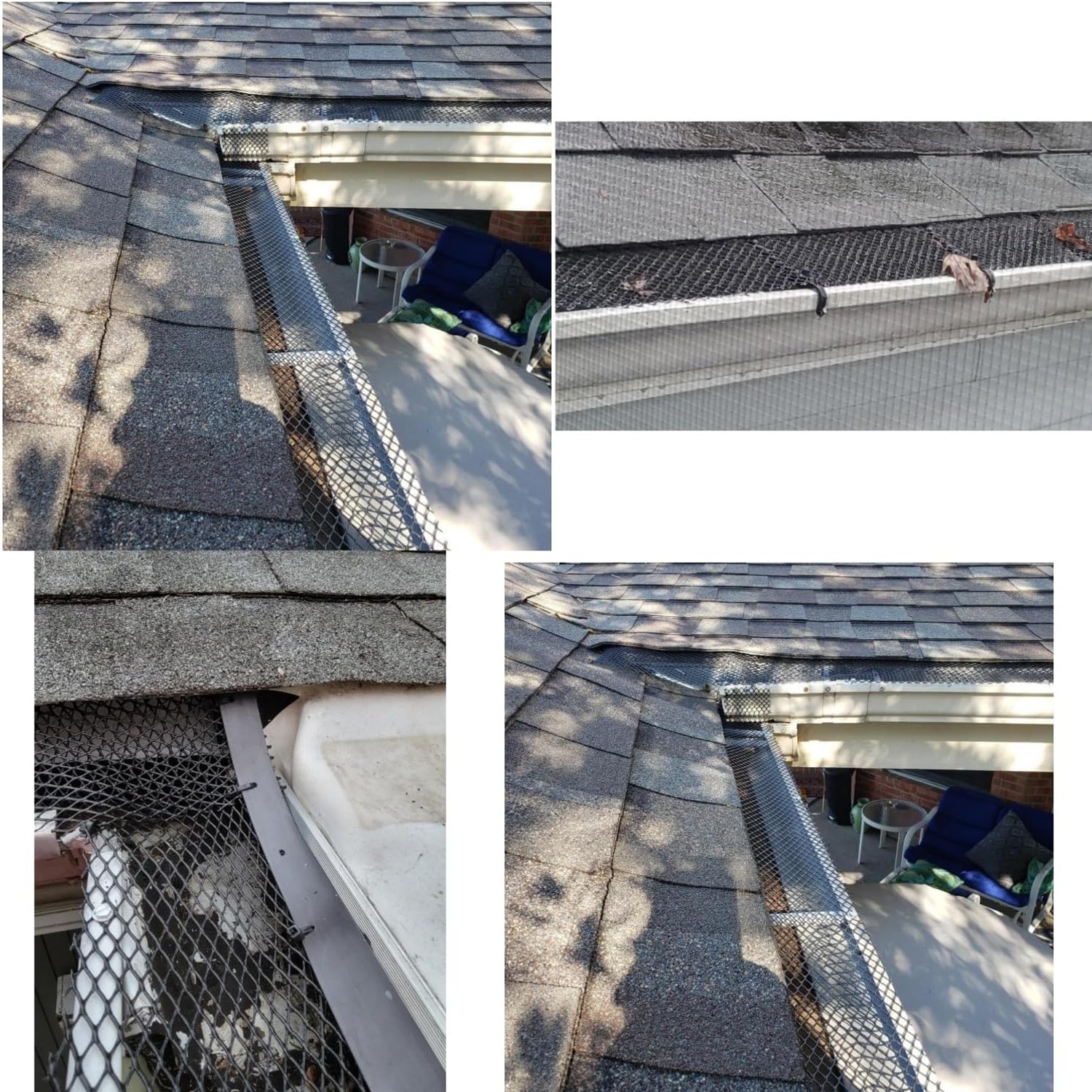 Plastic Gutter Guard Mesh 8m Roll with Fixing Hooks: image 2