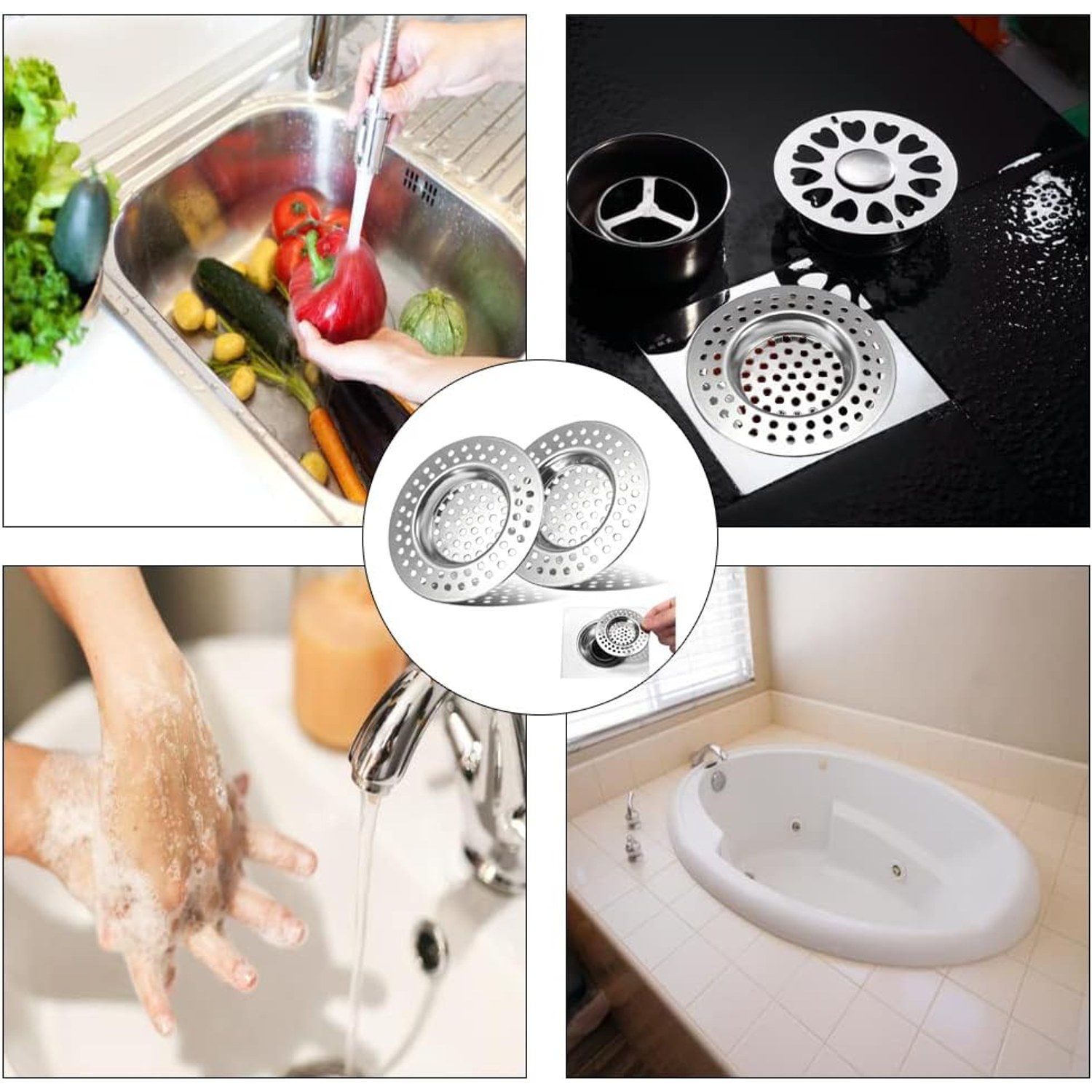Mesh Sink Strainer 75mm, 2 Pack: image 7