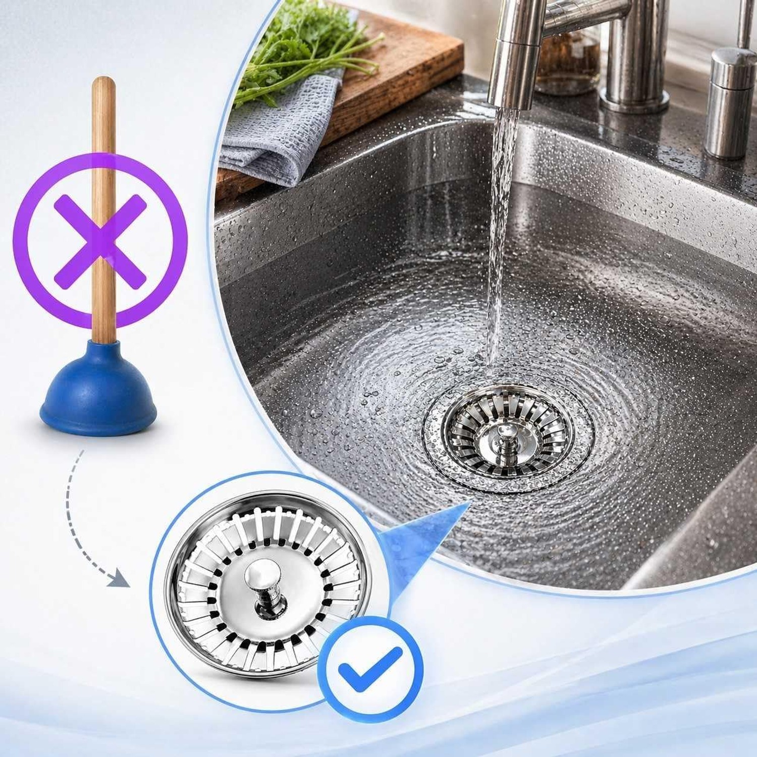 Pop Up Sink Strainer Plug 83mm: image 6