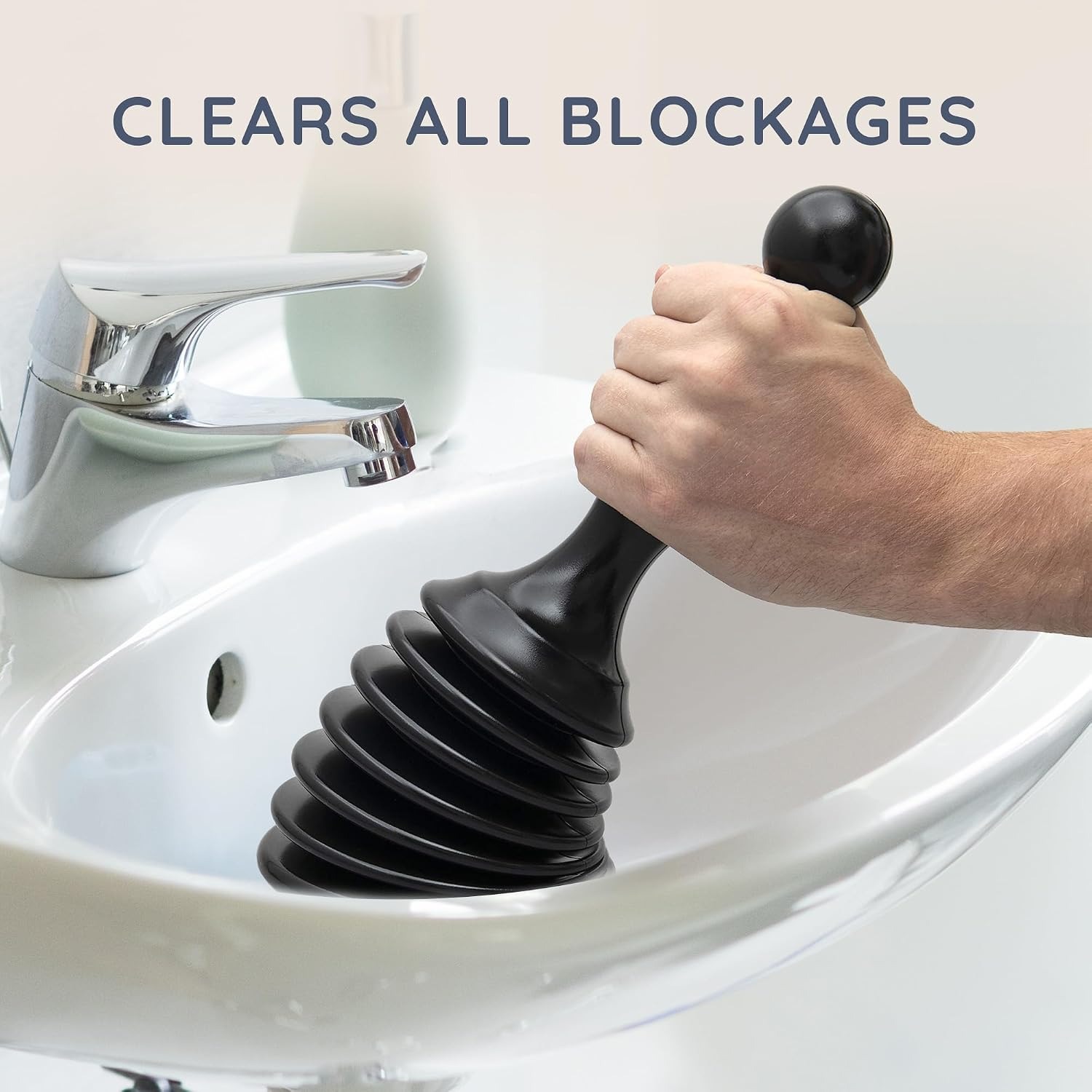 Bellows Sink and Shower Plunger: image 5