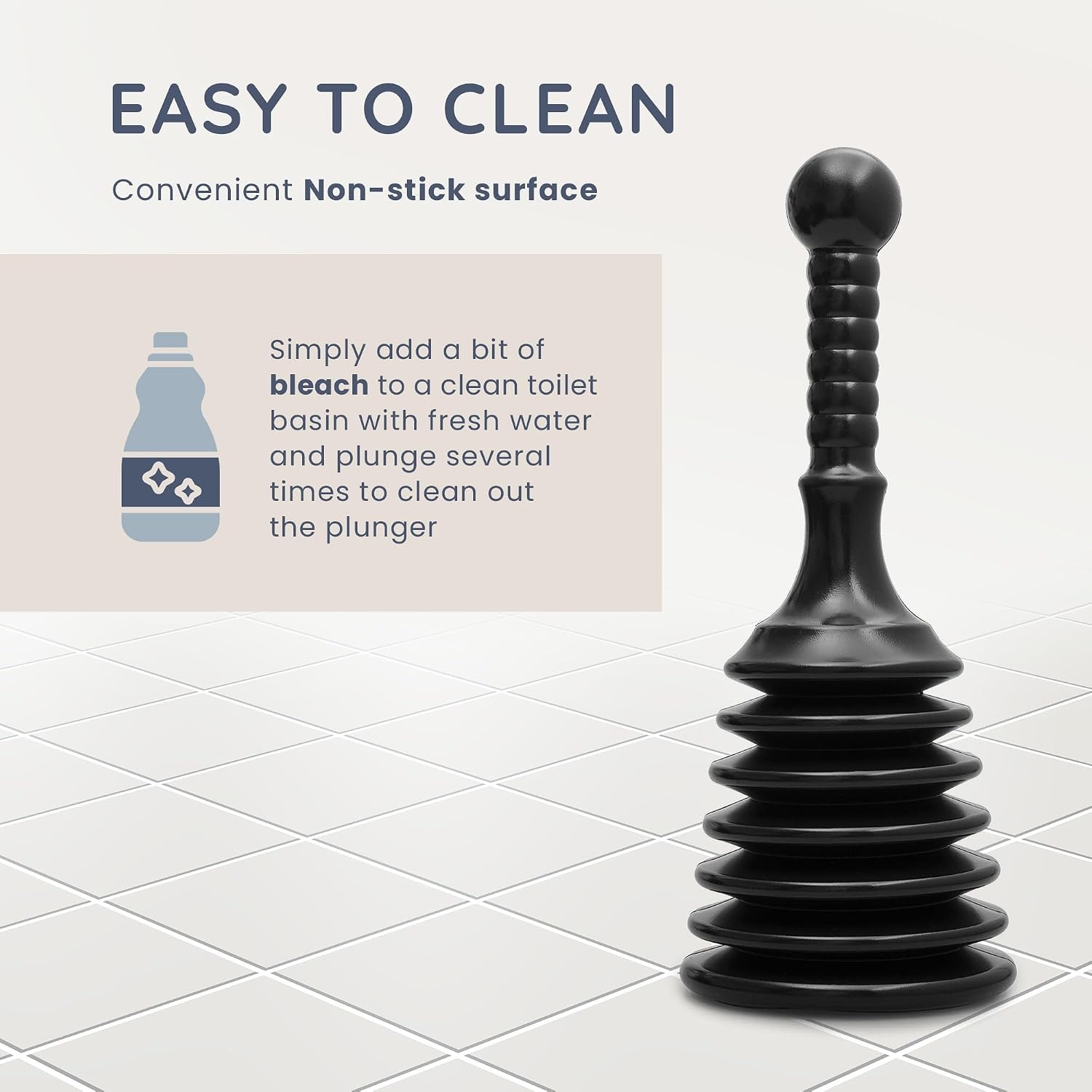 Bellows Sink and Shower Plunger: image 6