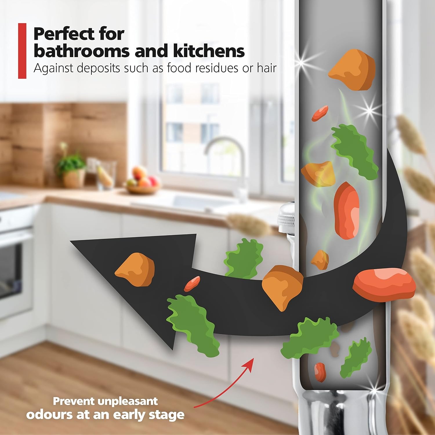 Plunger Set 110mm and 140mm with Wooden Handles: image 3