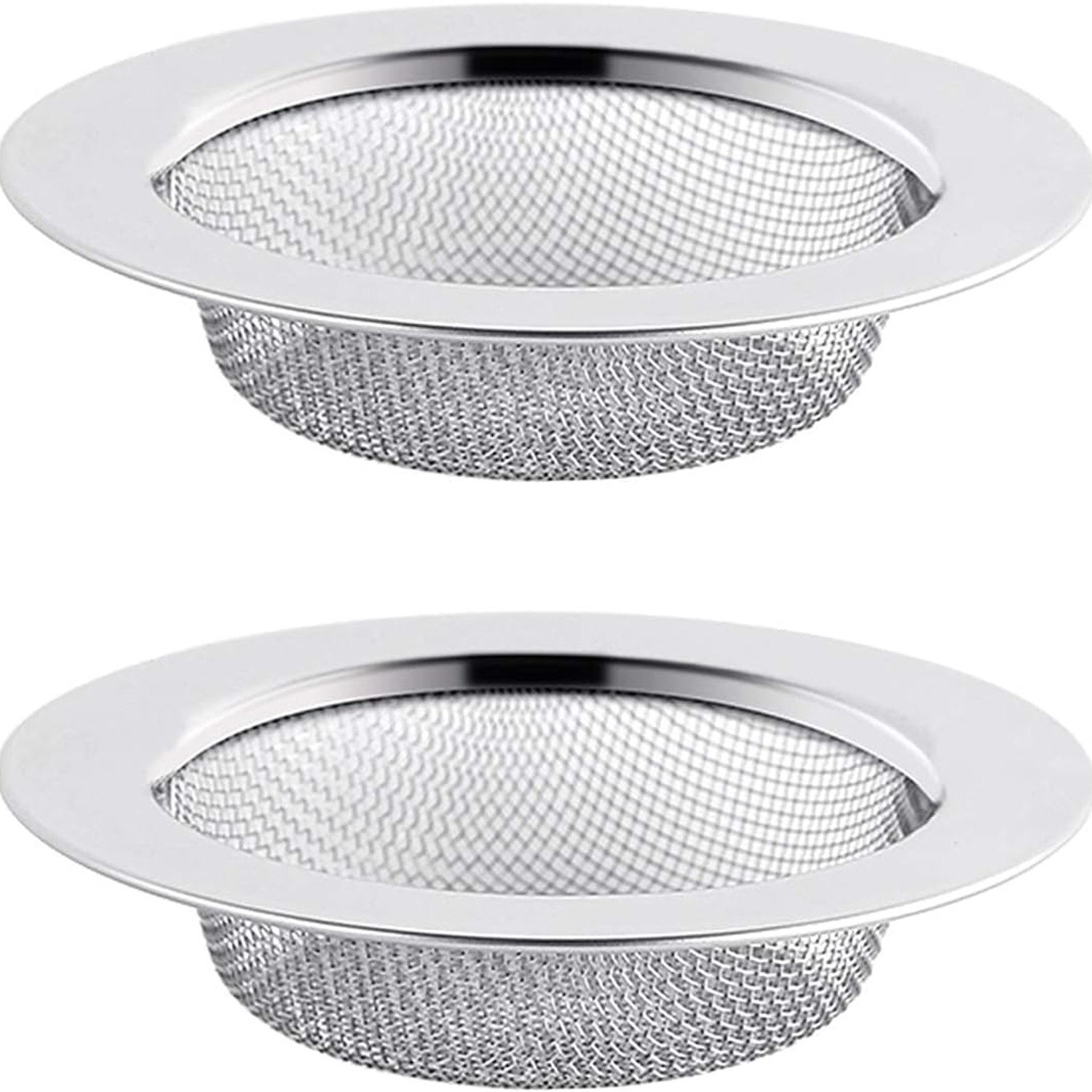 Stainless Steel Hair Strainer 115mm, 2 Pack