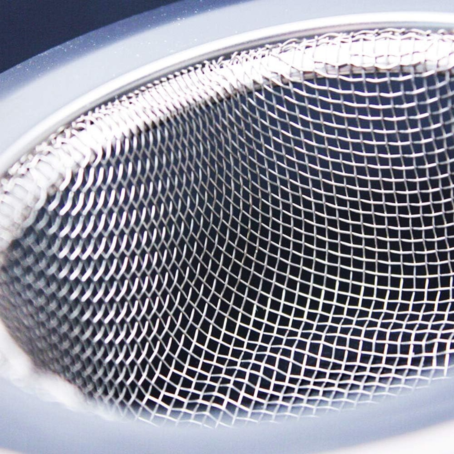 Stainless Steel Hair Strainer 75mm, 2 Pack
