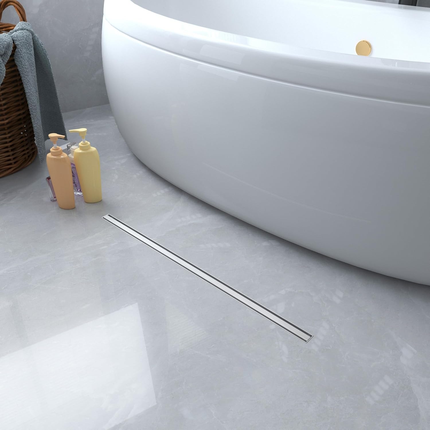 700mm Linear Shower Drain with Trap
