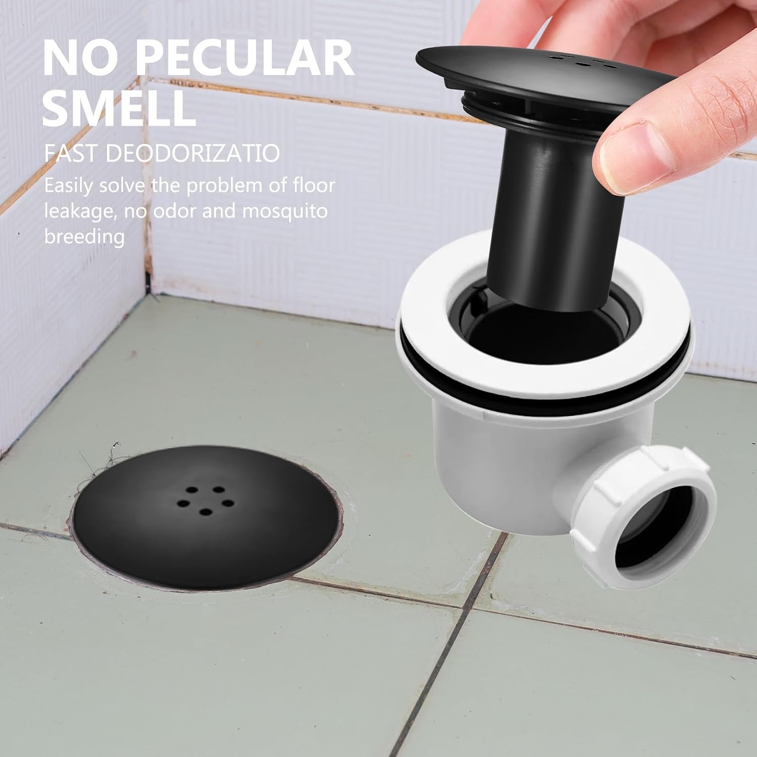 Replacement Shower Trap Cover for 90mm Waste: image 6