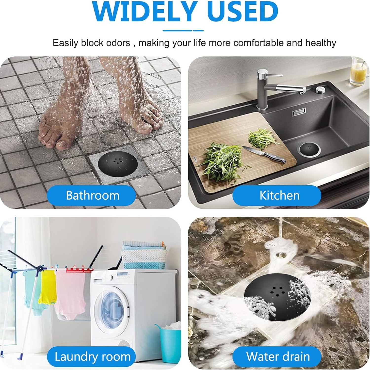 Replacement Shower Trap Cover for 90mm Waste: image 7