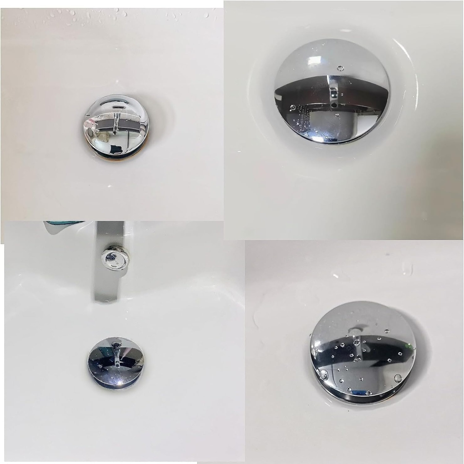 69mm Chrome Click Clack Bath Pop Up Plug
