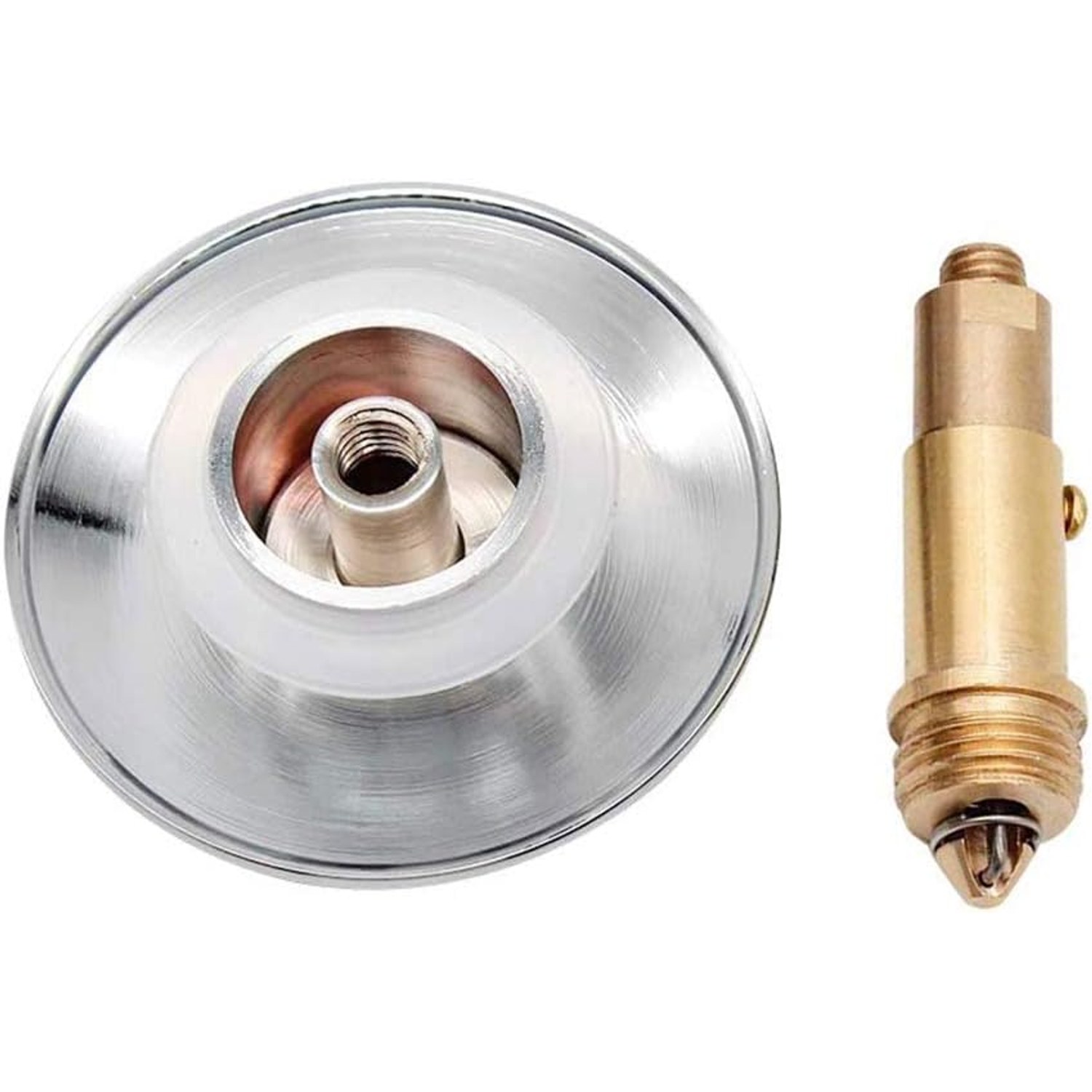 Brass Click Clack Basin Plug with Push Button Stopper