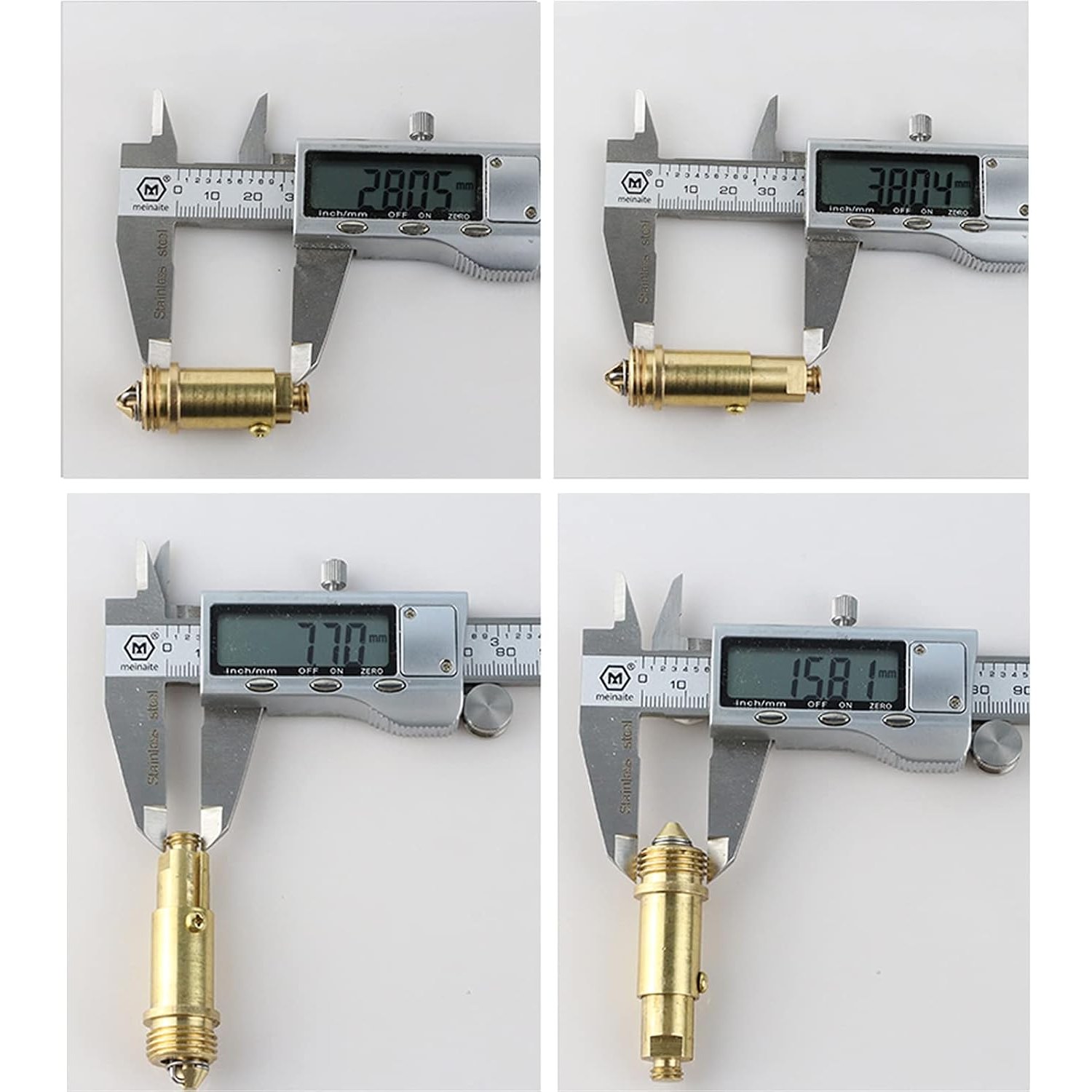 Brass Click Clack Basin Plug with Push Button Stopper