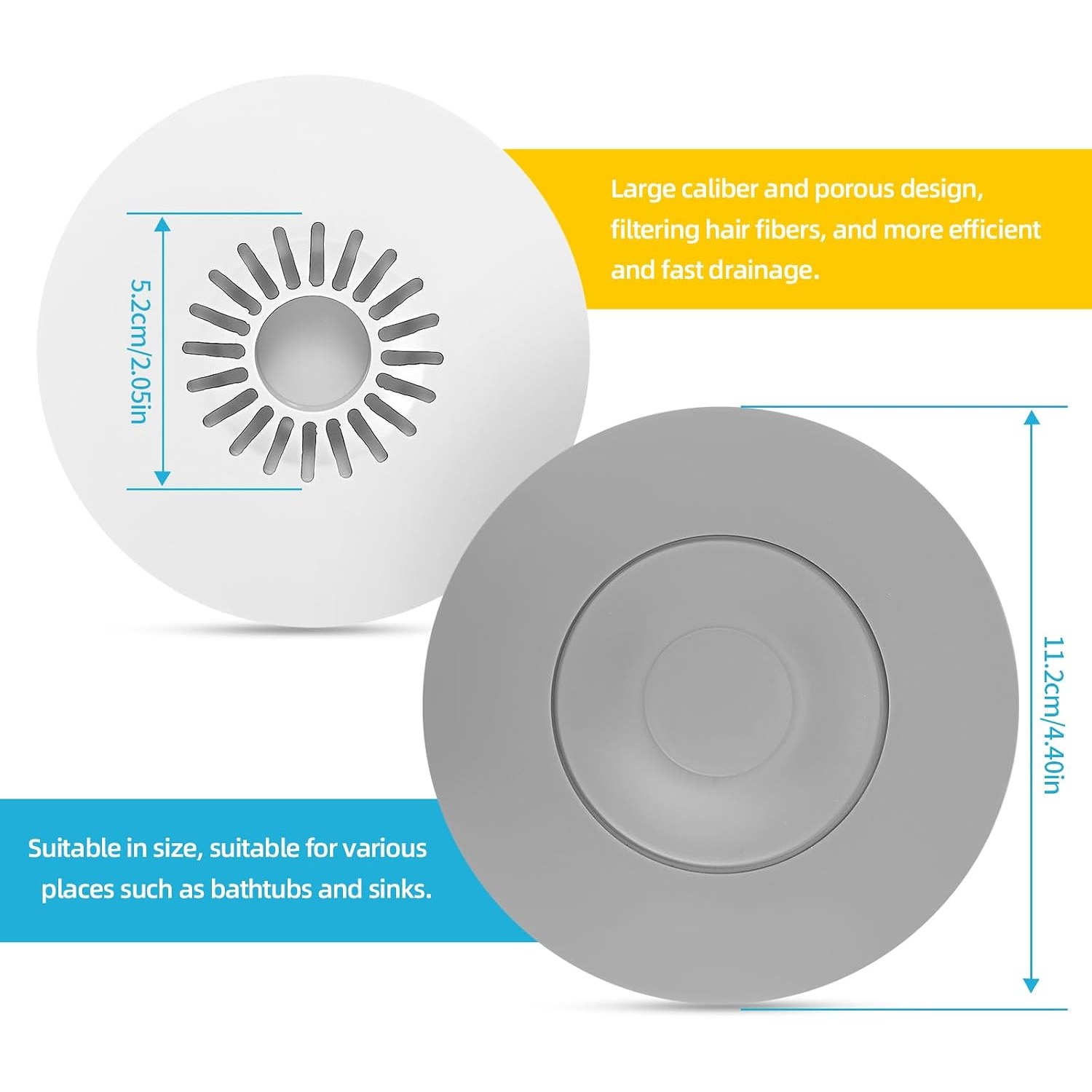 Silicone Press Drain Plug 2 Pack: image 2