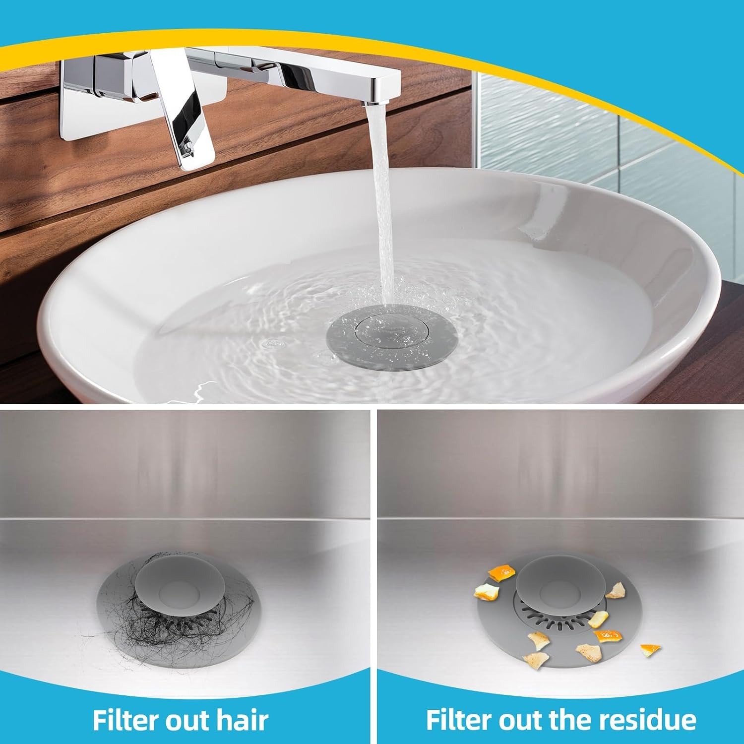 Silicone Press Drain Plug 2 Pack: image 3